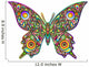 Butterfly Psychedelic Art Wall Decal