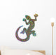 Gecko Geko Lizard Psychedelic Art Design-Geco Psichedelico Wall Decal