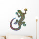 Gecko Geko Lizard Psychedelic Art Design-Geco Psichedelico Wall Decal