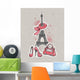 Eiffel Tower Shoes and Wall Mural