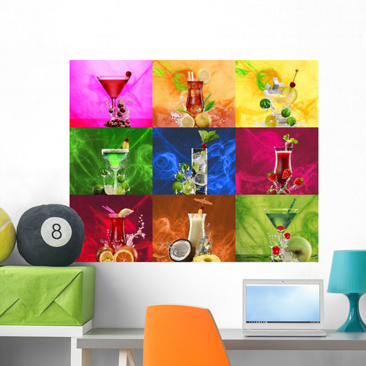 Nine Cocktails Centered