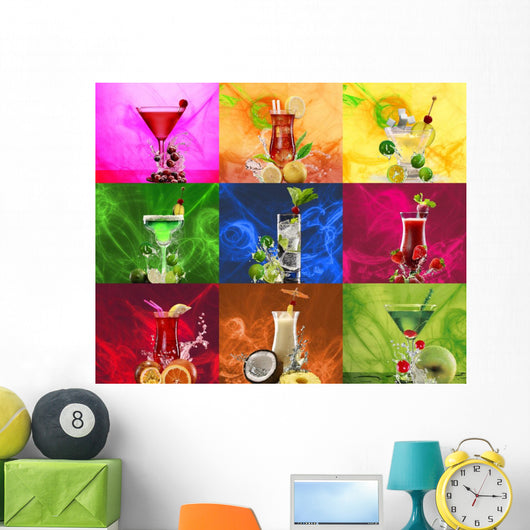 Nine Cocktails Centered
