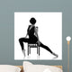 Pretty Young Ballerina Sitting
