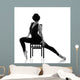 Pretty Young Ballerina Sitting