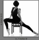 Pretty Young Ballerina Sitting