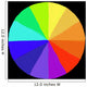 Painters Color Wheel Painted Wall Decal