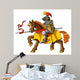 Medieval Knight Horseback Vector