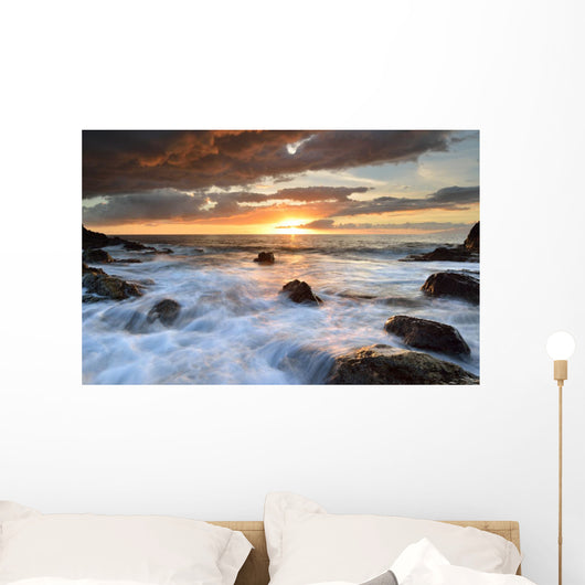 beach sunset Wall Mural