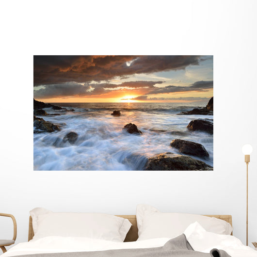 beach sunset Wall Mural
