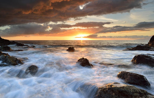 beach sunset Wall Mural