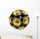 audio speakers sphere Wall Decal