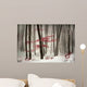 Winter calm day in the forest Wall Mural