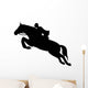 Jumping Horse Silhouette Wall Decal