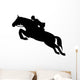 Jumping Horse Silhouette Wall Decal