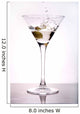 Olive Splashing into Martini