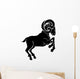 Stylized Ram Wall Decal