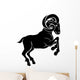 Stylized ram Wall Decal