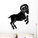 Stylized ram Wall Decal