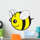 Chubby Bee Character Wall Decal