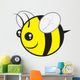 Chubby Bee Character Wall Decal
