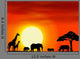 Africa Safari Landscape Background Wall Mural