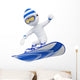 People Snowboard Wall Decal