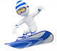 People Snowboard Wall Decal