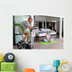 Elderly Couple Working out