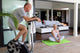 Elderly Couple Working out