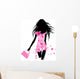 Fashion Girl with Bag