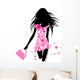 Fashion Girl with Bag