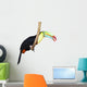Toucan isolated on white Wall Decal