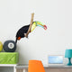 Toucan isolated on white Wall Decal