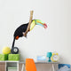 Toucan isolated on white Wall Decal