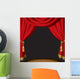 Red curtain Wall Mural
