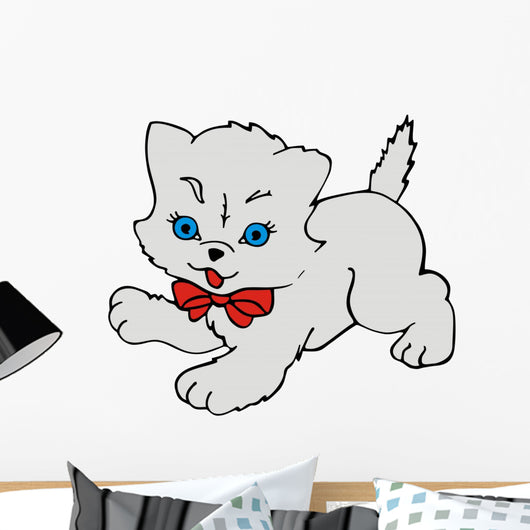 Kitty Cat Wall Decal