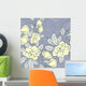 Jasmine Floral Vector Seamless Wall Decal