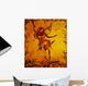 Grunge fairy wallpaper Wall Mural