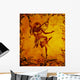Grunge fairy wallpaper Wall Mural