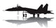 Military Aircraft Vector Silhouette With Reflection Wall Decal
