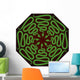Serpent Snakes Octahedron Wall Decal