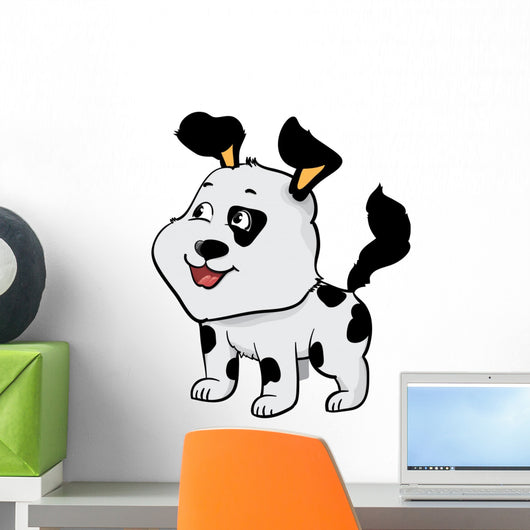 Smiling Dog Wall Mural