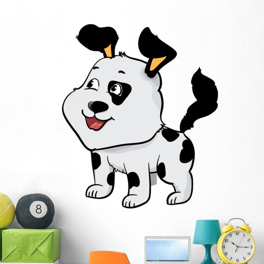Smiling Dog Wall Mural