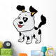 Smiling Dog Wall Mural