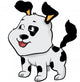 Smiling Dog Wall Mural