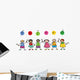 We are FRIENDS! - cartoon illustration of multi racial kids Wall Decal