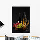wine and grapes Wall Mural