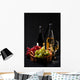 wine and grapes Wall Mural