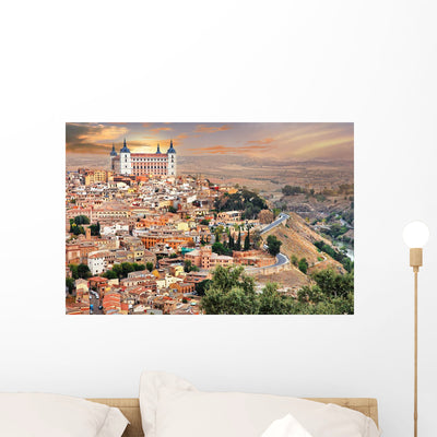 Toledo Medieval Spain shown on a wall