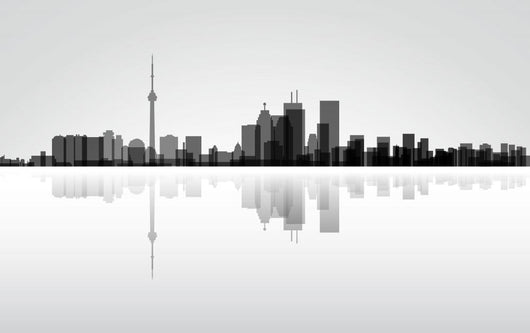 Colorful City Toronto Panorama